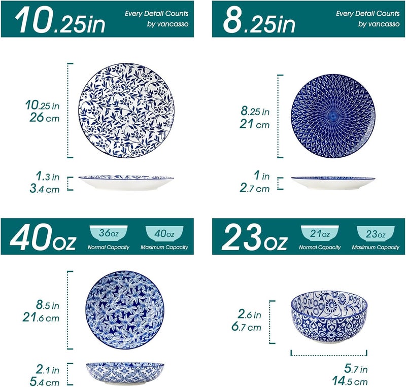vancasso SELENE Dinnerware Set of 24 - Image 2