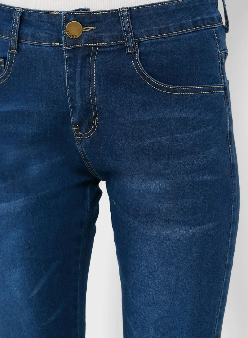 Ginger Embroidered Skinny Fit Jeans