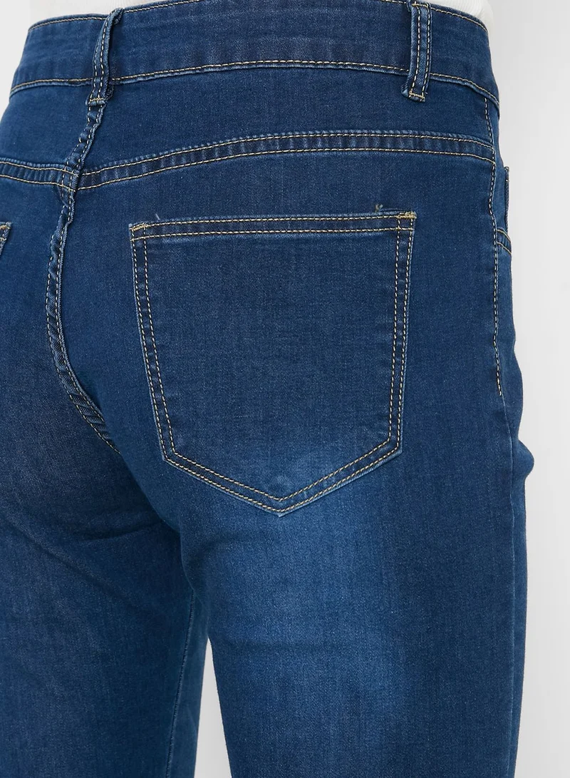 Ginger Embroidered Skinny Fit Jeans