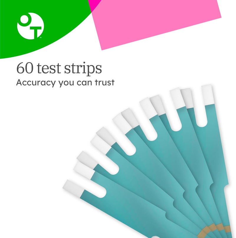 ONETOUCH شرائط اختبار السكري OneTouch Ultra Plus 60 قطعة تعمل فقط مع جهاز قياس سكر الدم OneTouch Ultra Plus Flex - Image 5