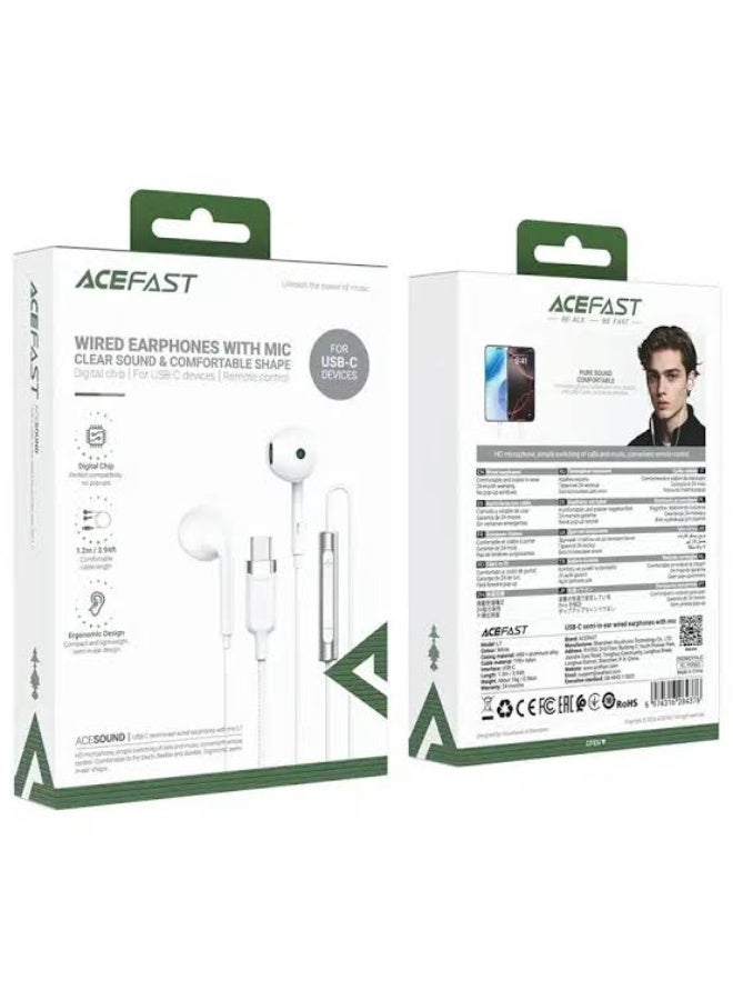 ACEFAST EARPHONE TYPE-C ACEFAST - Image 1