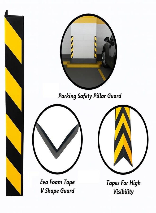 TJIKKO Heavy-Duty EVA Foam Car Door Protector by Tjikko Extra Thick Self-Adhesive Guard for Scratch Prevention and Paint Safety in Residential Garages, Warehouse Walls & Tight Parking Spaces (2) - Image 4