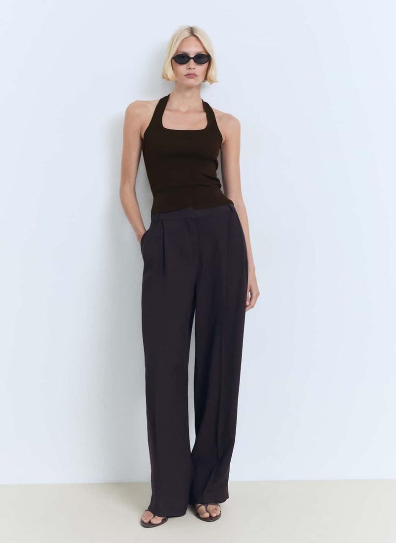 MANGO Knit Halter Top  - Image 5