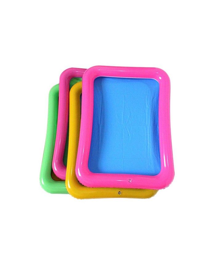 Topwon Inflatable Sand For Kids/Sand Tray/Sand Molds/Inflatable Sand/Portable Sand Tray /Sand Tray Lid (23.6×17.7Inch Random Color) - Image 5