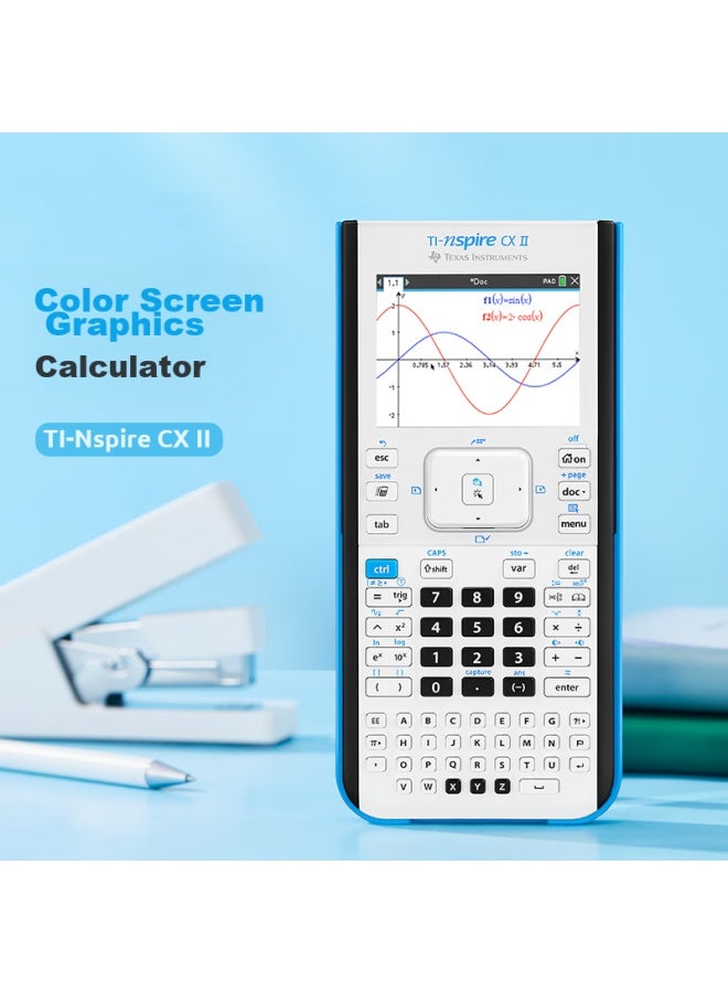 TEXAS INSTRUMENTS Ti-nspire Cx Ii Color Screen English-chinese Programming Graphing Calculator For Ib Ap Sat Exams, Domestic And International Use - Image 1