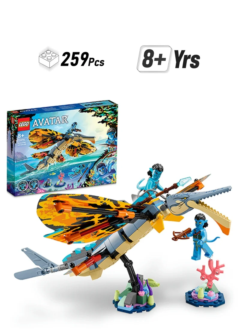ليغو Avatar Skimwing Adventure 75576 Building Toy Set For Play And Display; Designed For Kids And Film Fans Aged 8+; A Fun Christmas Or Birthday Gift Idea (259 Pieces)
