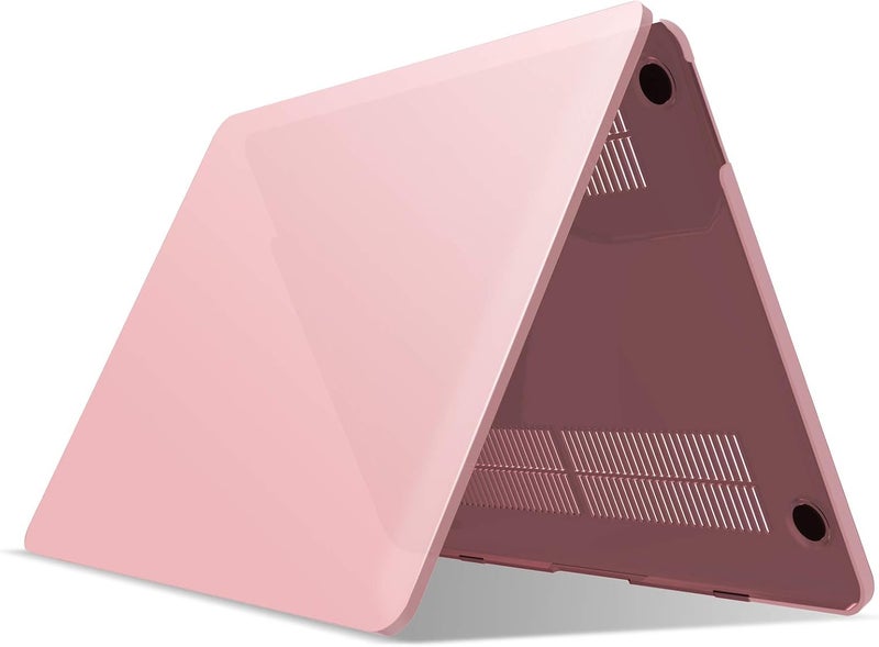 I Benzer Compatible with 2024 2023 M2 MacBook Pro 13 Inch Case 2024-2016 M1 A2338 A2289 A2251 A2159 A1989 A1706 A1708, Hard Shell Case & Keyboard Cover for Mac Pro 13, Rose Quartz, T13RQ+1 A - Image 5