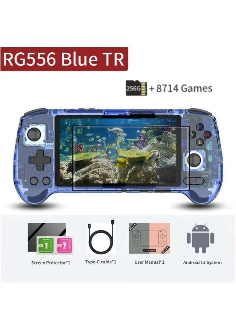 ANBERNIC  - RG556 Retro Handheld Game Android 13,rg 556 Handheld Game with 5.48 inch Touch OLED Screen RG556 Supports DP and WiFi Bluetooth has Hall Rocker Battery 5500mAh - Image 1