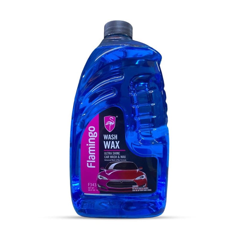 Flamingo Car Wash Shampoo with Wax 1 Liter F343