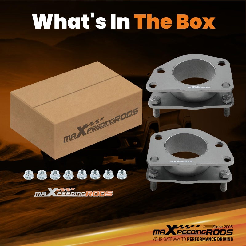 maXpeedingrods مجموعة رفع أمامية 2" من maXpeedingrods لجيب ليبرتي KJ KK 2002-2012، مجموعة رفع تعليق لدودج نيترو 2007-2012 SUV - Image 4