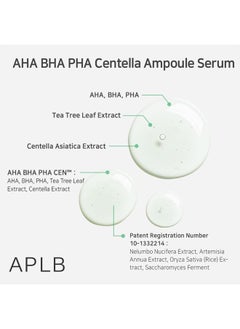 AHA BHA PHA Centella Ampoule Serum | AHA BHA PHA CEN™ 32.5% 1.35 FL.OZ/Korean Skincare, Exfoliant, Long lasting moisturizing, Revitalize for gentle and improve skin texture - pzsku/Z951CD2FC1D0D6E9DA23EZ/45/_/1736271728/e7a294b3-f52c-4a11-8efd-e17d56fd4be4