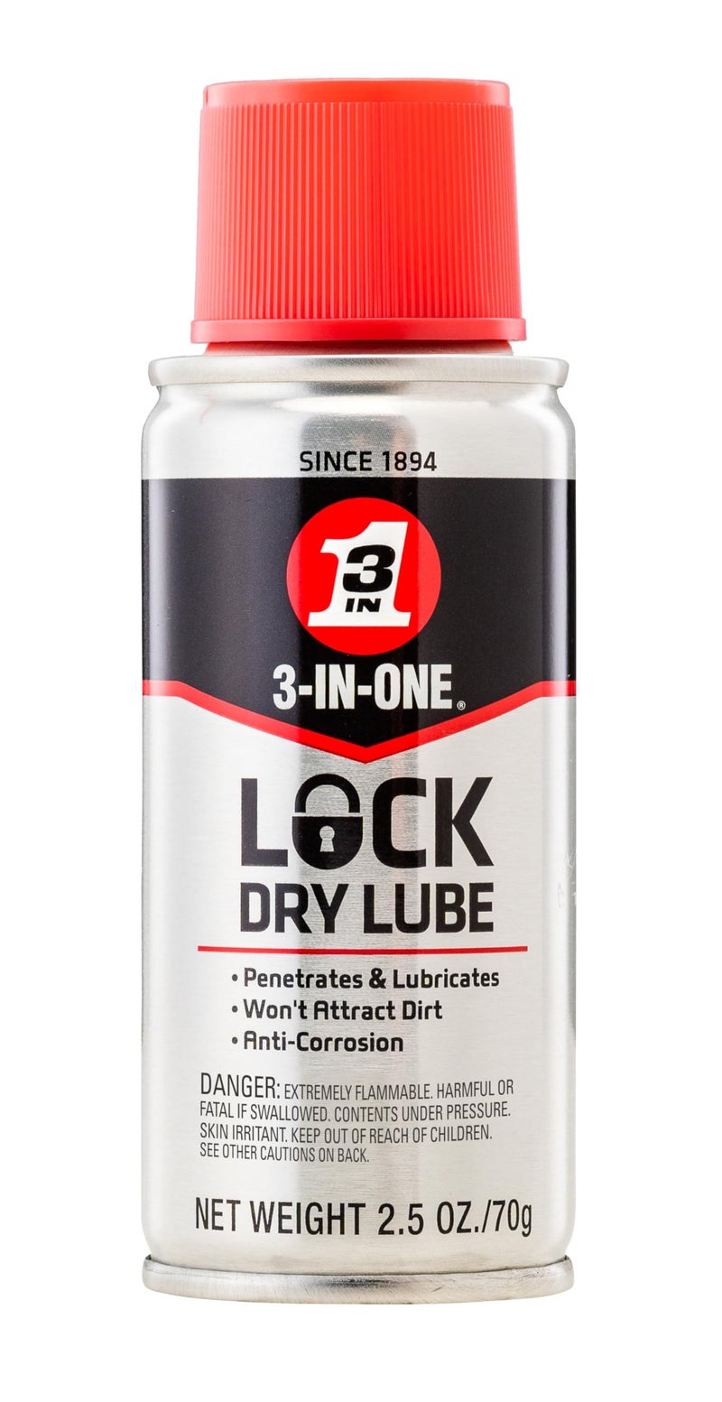 3 in one 3-IN-ONE Lock Dry Lube, 2.5 OZ - Image 1