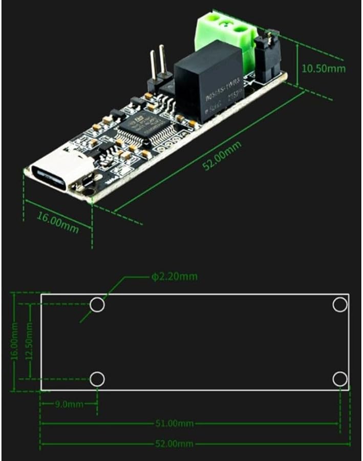 CANable V2 0 Pro CAN Analyzer USB Adapter With 5 7kV Isolation And 30kV ESD Protection For Embedded Systems - Image 4