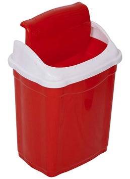 Aristo Aristo Plastic Small Swing Dustbin 9 Ltr (RED)  - Image 2