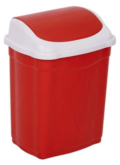 Aristo Aristo Plastic Small Swing Dustbin 9 Ltr (RED)  - Image 3
