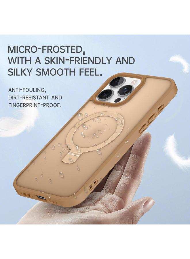 S-TOP Case For iPhone 13 Pro Max Skin-feel Ring MagSafe Holder Phone Case - Image 4