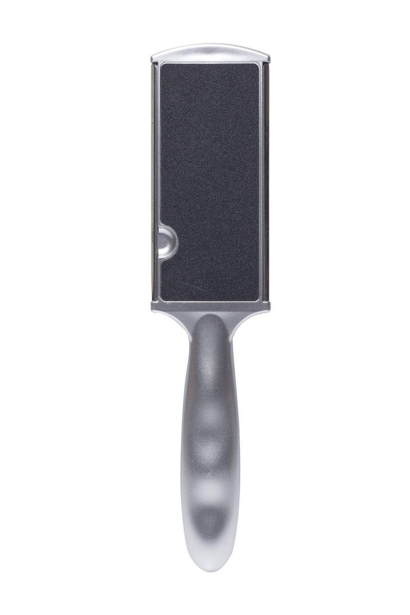 TRITON Professional Dual Sided Foot Scrubber, Filer with Steel n Emery Pad for Hard n Dead Skin Callus Removal, Pedicure Foot Scraper, Men n Women - Image 4