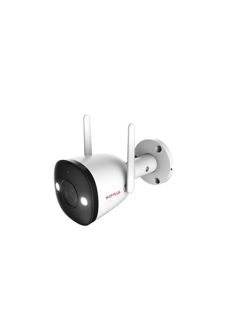 CP PLUS 2 MP Full HD Smart Wi-fi CCTV Camera | 115° Angle of View | 2 Way Talk | Motion Tracking & Detection Alert | Built-in 16x Digital Zoom | Full Color Night Vision | IR Distance 10Mtr | CT22