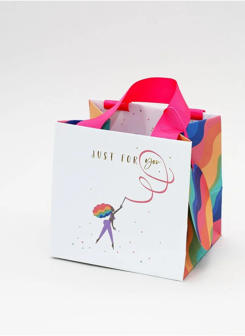 Belly Button Just For You Ribbon Girl Mug Bag