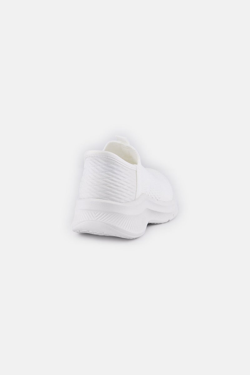 English Laundry Toddlers Girl Slip On Shoes, White - Image 2