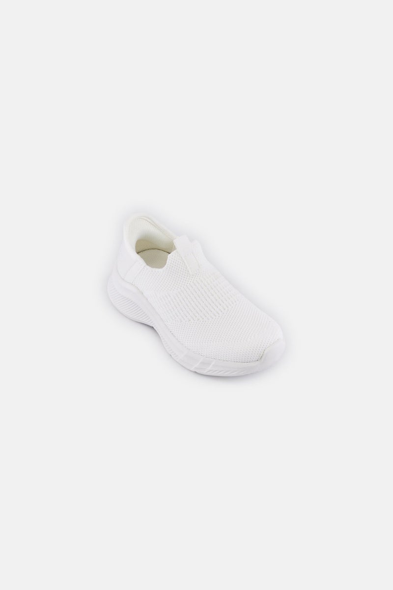 English Laundry Toddlers Girl Slip On Shoes, White - Image 1