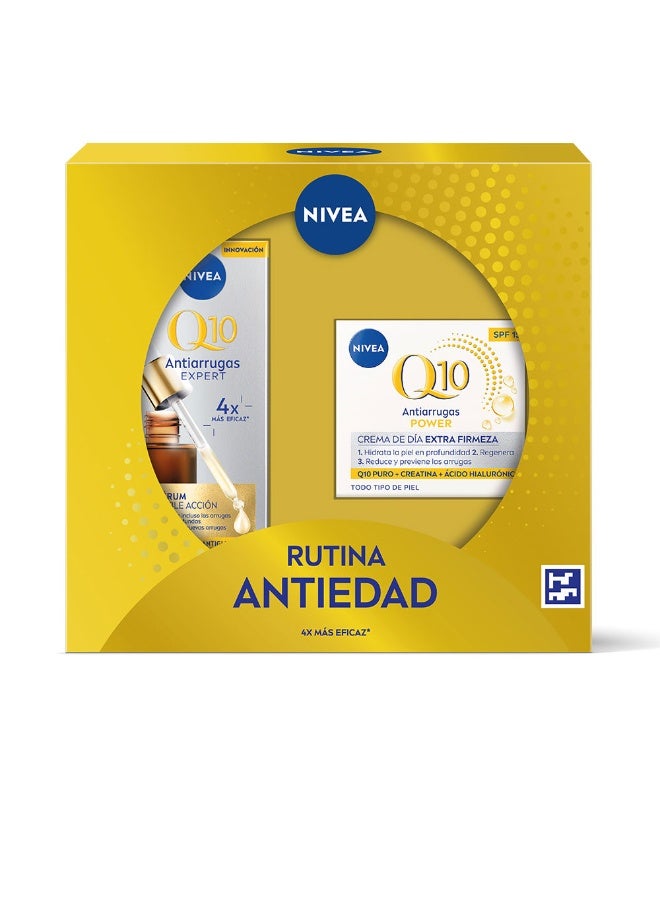نيفيا سيروم نيفيا كيو 10+ المضاد للتجاعيد بتأثير مزدوج + كريم نيفيا كيو 10+ المضاد للتجاعيد بعامل حماية من الشمس 15 - Image 1