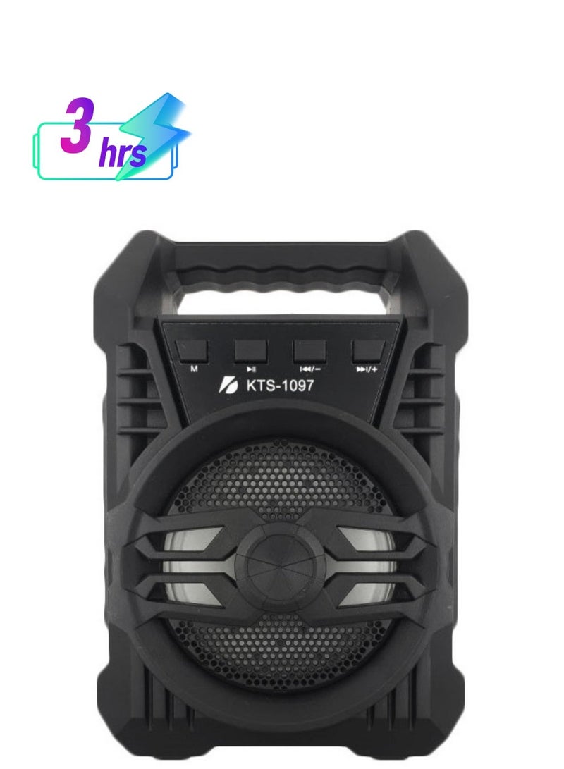 كي تي اس KTS-1097 Mini Bluetooth Karaoke Portable Speaker - Image 1