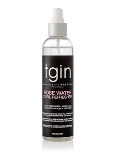 Tgin Rose Water Curl Refresher For Hair - Dry Hair - Curly Hair - 8 Oz  - Image 1
