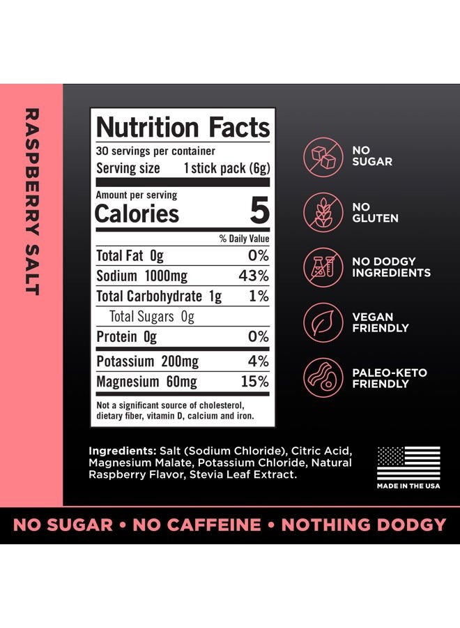 LMNT - مسحوق إلكتروليت خالي من السكر - ملح التوت - عبوات مسحوق الترطيب | بدون مكونات مشكوك فيها | مناسب لنظام الكيتو والباليو | 30 عودًا - Image 2