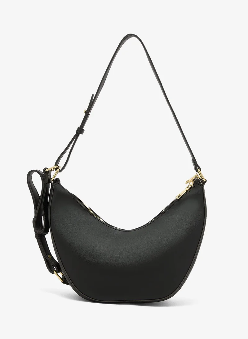 Ella Black Classic Shoulder Bag
