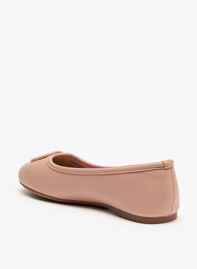 سيليست Women's Logo Accent Round Toe Ballerina Shoes