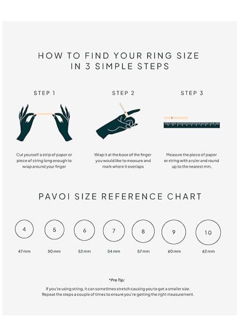 GUDOO 14K Gold Plated Interlocked Stackable Rings for Women - Statement Multi Ring Mixed Metals Stack - Cubic Zirconia Two-Toned Stacking Jewelry - Image 5