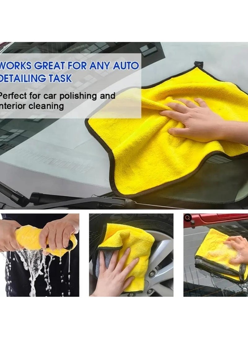 Car Drying Towel Pack of 10, Microfiber Premium Soft Car Drying Towel Guaranteed to Keep Your Car Looking Its Best, Ultra-Absorbent Detailing Towel for Car/Windows/Screen/Kitchen, 40x30cm - Image 2