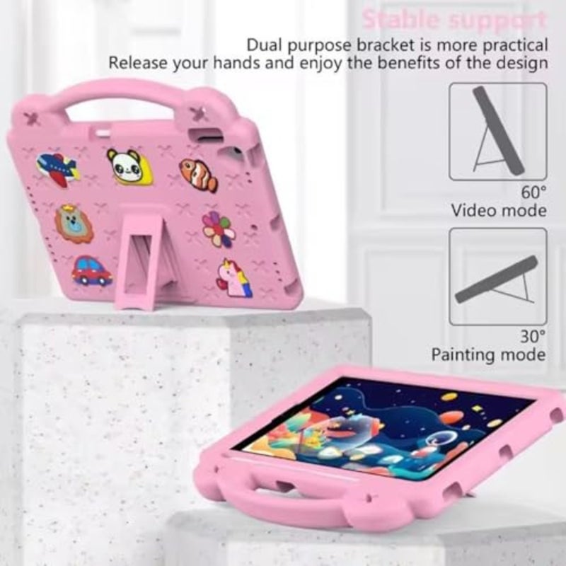 Compatible with Xiaomi Redmi Pad 2 11 Inch Tablet Case and Handle Stand شاموآي ريدمي باد 2 Tablet Cover, Lightweight Shockproof Protective Cover, DIY Cute Design, Friendly Case - Image 3
