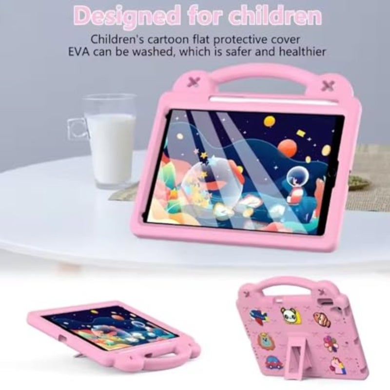 Compatible with Xiaomi Redmi Pad 2 11 Inch Tablet Case and Handle Stand شاموآي ريدمي باد 2 Tablet Cover, Lightweight Shockproof Protective Cover, DIY Cute Design, Friendly Case - Image 2