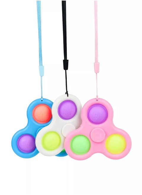 1pc Random Color Triple Dimple Toy