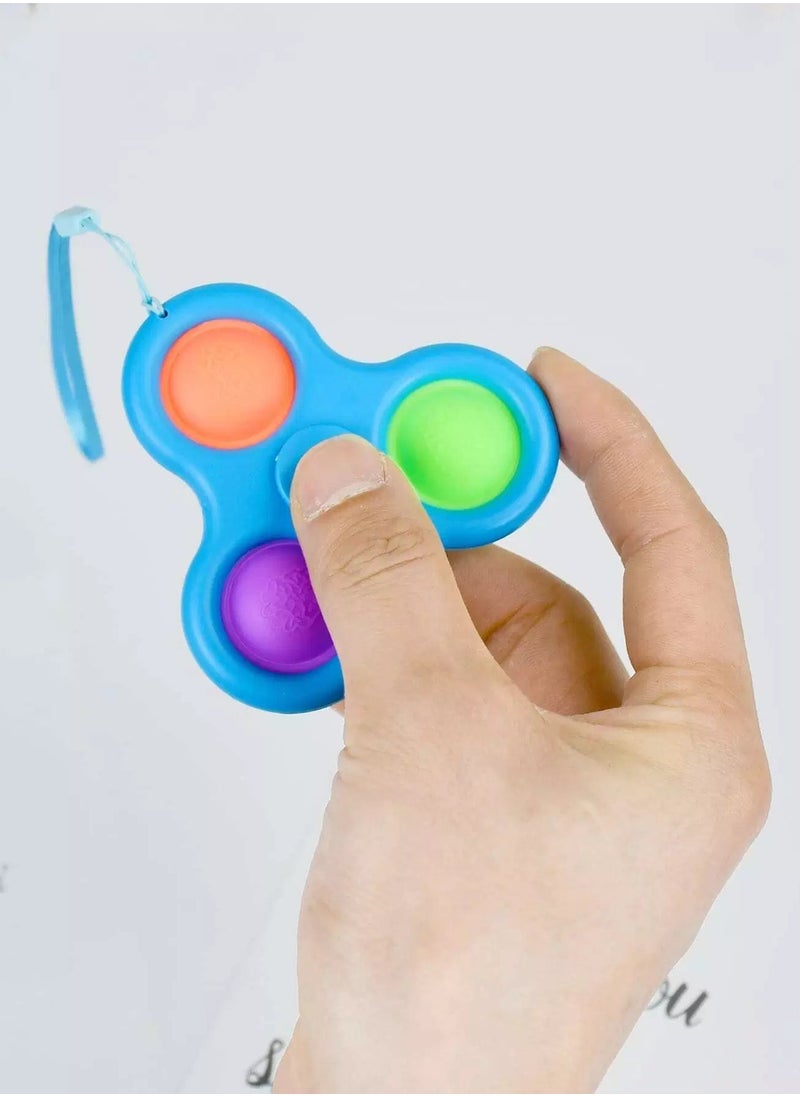 Generic - 1pc Random Color Triple Dimple Toy - Image 1