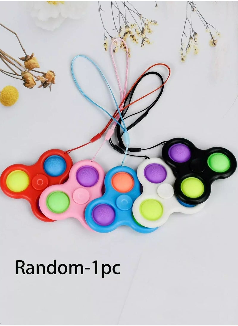 Generic - 1pc Random Color Triple Dimple Toy - Image 1