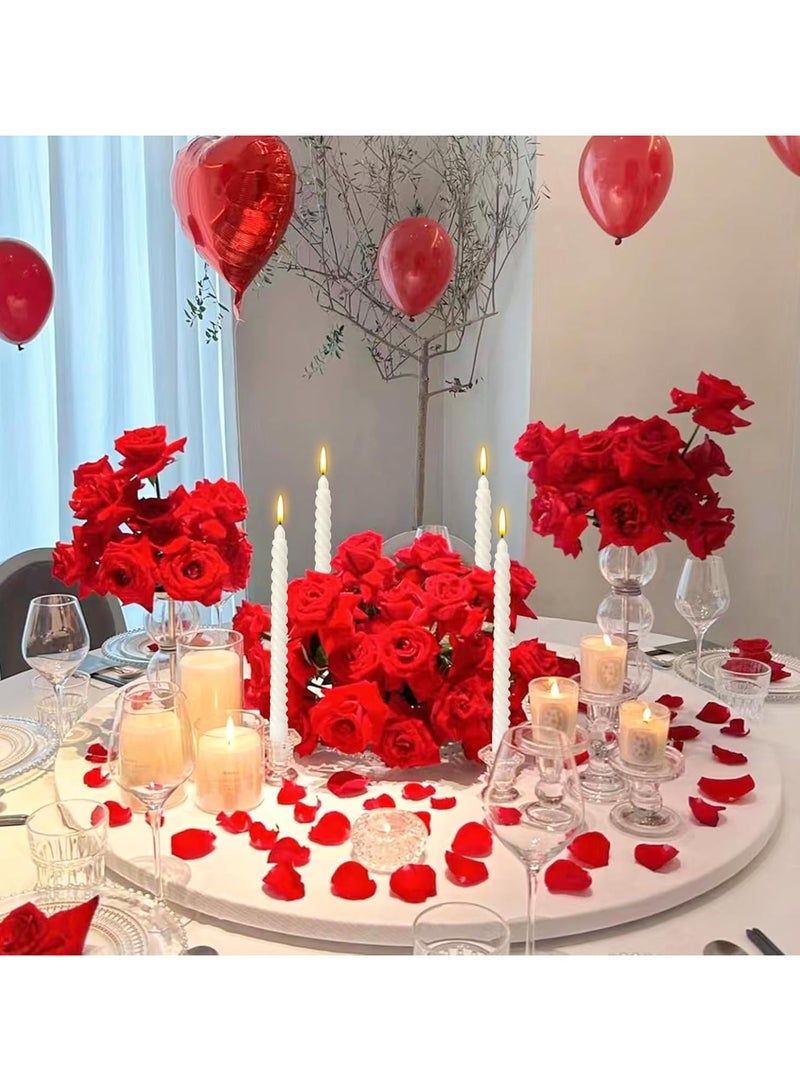 4PCS Premium Spiral Cone Candles - Elegant Ramadan/Eid Decor, Long-Lasting Scented Candles for Wedding/Party/Home - Image 2