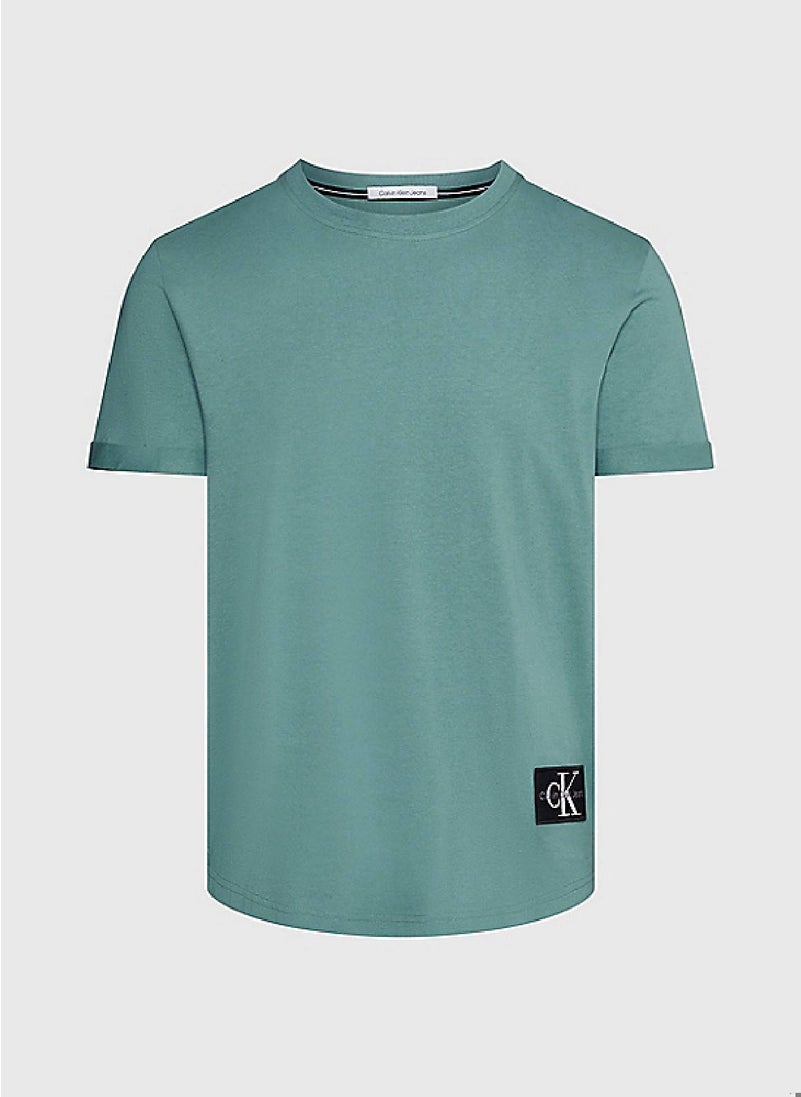 Men's Cotton Badge T-Shirt -  cotton jersey, Blue - pzsku/Z951DA6032FC239EDBB4FZ/45/_/1714373547/d1652bd7-ade3-4b89-8648-e29bc87fab1a