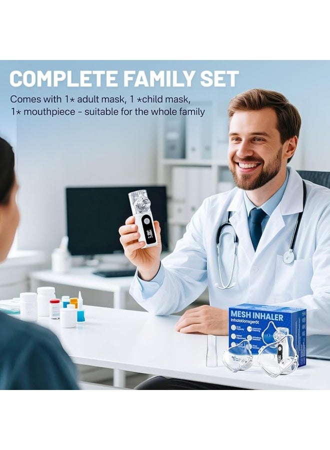 Portable Silent Aerosol Inhaler – USB Rechargeable Inhaler for Adults & Children, Ideal for Home and Travel - Image 2