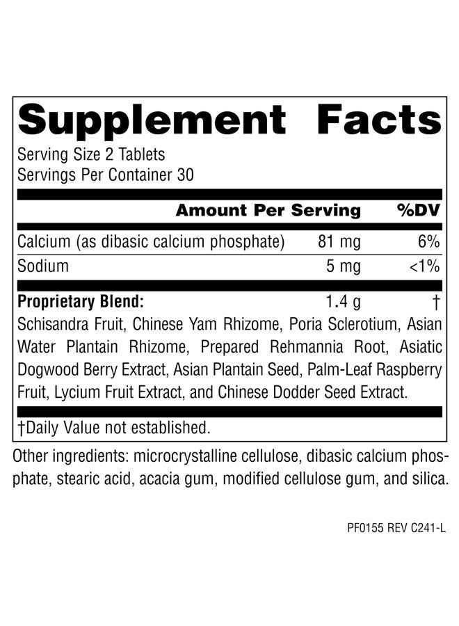PLANETARY HERBALS Schisandra Adrenal Complex 710mg with Yam Rhizome, Poria Sclerotium & More - 60 Tablets - Image 4