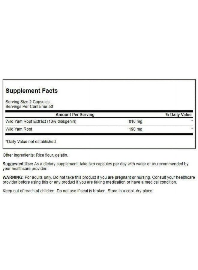 سوانسون جذر البطاطا البرية  100 كبسولة - Image 2
