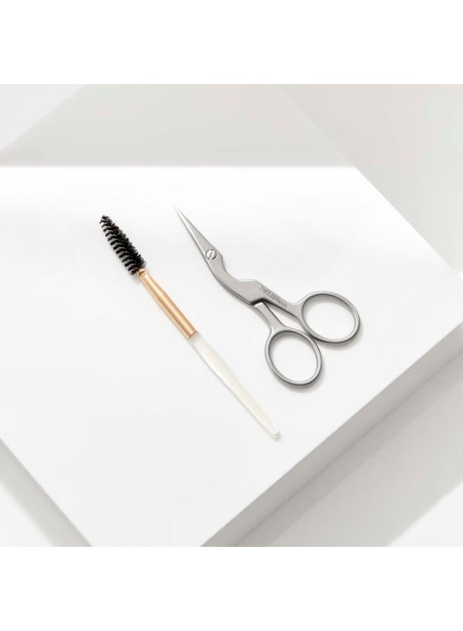 Tweezerman Brow Shaping Scissors And Brush - Image 4