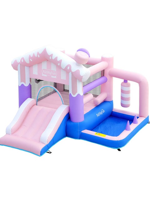 Children's Outdoor Inflatable Bouncers Inflatable Water Slides For Kids Inflatable Water Park With Climbing Bouncing Sliding Crawling Blow Up Jumping Castle With Blower