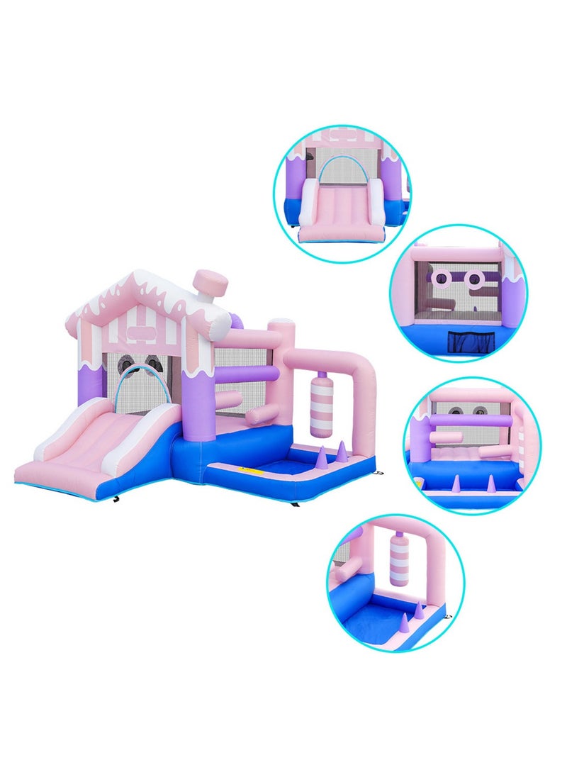 MaBaby - Children's Outdoor Inflatable Bouncers Inflatable Water Slides For Kids Inflatable Water Park With Climbing Bouncing Sliding Crawling Blow Up Jumping Castle With Blower - Image 1