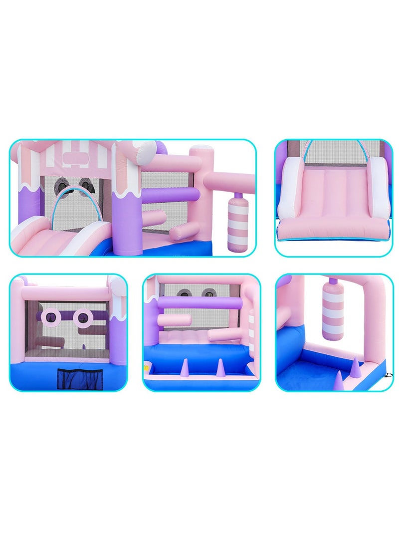 MaBaby - Children's Outdoor Inflatable Bouncers Inflatable Water Slides For Kids Inflatable Water Park With Climbing Bouncing Sliding Crawling Blow Up Jumping Castle With Blower - Image 1