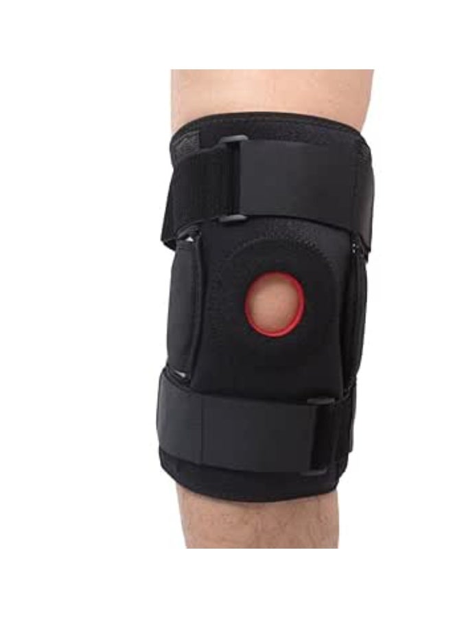 دعامة الركبة مع دعامات - ضاغط قابل للتعديل لدعم ACL والأربطة وتخفيف آلام المفاصل - مثالي للجري والمشي واللياقة - Image 1