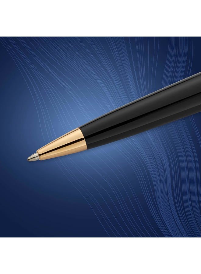 Waterman قلم حبر جاف أسود خبير، نقطة متوسطة، حبر أزرق - S0951700 - Image 5