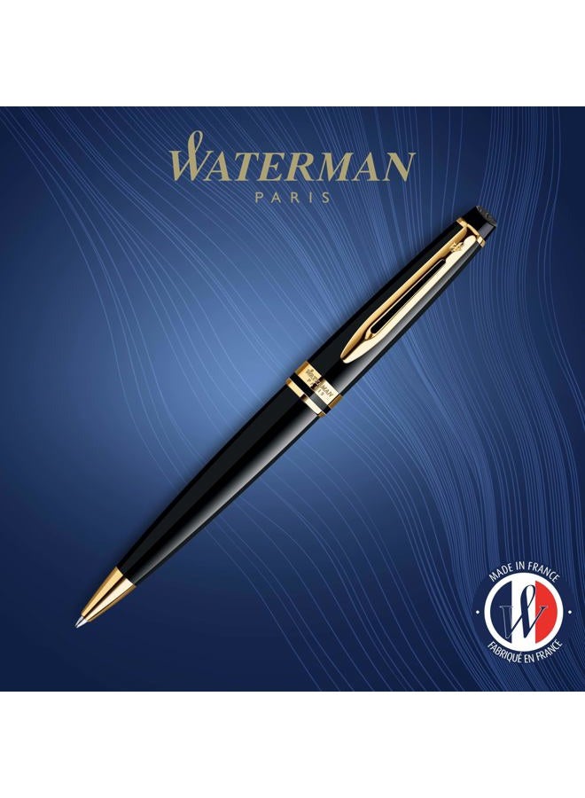 Waterman قلم حبر جاف أسود خبير، نقطة متوسطة، حبر أزرق - S0951700 - Image 2